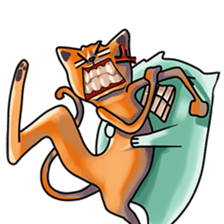 Skinny Cat sticker #12658123