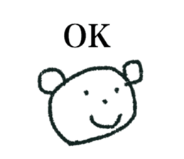 kumachandesu (Rakugaki) sticker #12658253