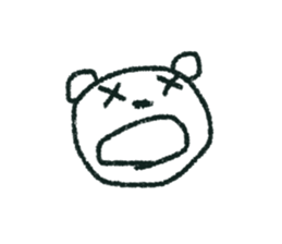 kumachandesu (Rakugaki) sticker #12658257