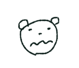 kumachandesu (Rakugaki) sticker #12658260