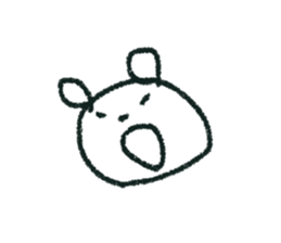 kumachandesu (Rakugaki) sticker #12658267