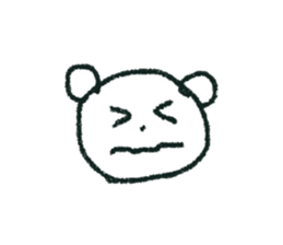 kumachandesu (Rakugaki) sticker #12658272