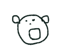 kumachandesu (Rakugaki) sticker #12658274