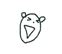 kumachandesu (Rakugaki) sticker #12658278