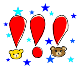 Kuma 's English lesson 3 sticker #12659194