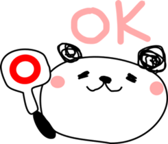 Drinking Happy Panda sticker #12659232