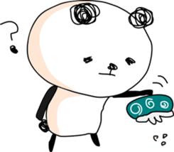 Drinking Happy Panda sticker #12659254