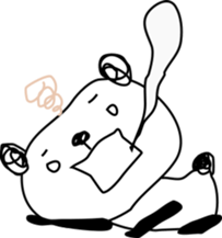 Drinking Happy Panda sticker #12659257