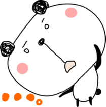 Drinking Happy Panda sticker #12659258