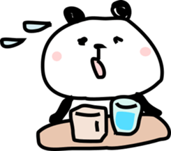 Drinking Happy Panda sticker #12659269