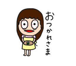 Insomnia girl sticker 2 sticker #12659633