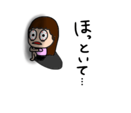 Insomnia girl sticker 2 sticker #12659637