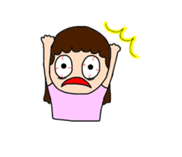 Insomnia girl sticker 2 sticker #12659640