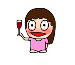 Insomnia girl sticker 2 sticker #12659650