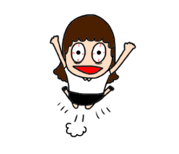 Insomnia girl sticker 2 sticker #12659667