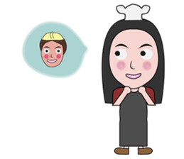 Haa-nee Wedding Series Nueng & M sticker #12660074