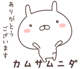 Pretty rabbit -korean- sticker #12660535