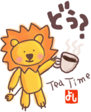 Yoshi's lion Sticker sticker #12660707