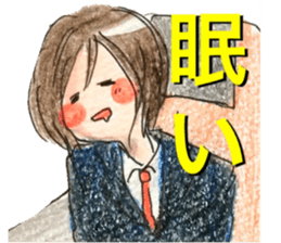 yurika coloredpencil cute sticker #12661056