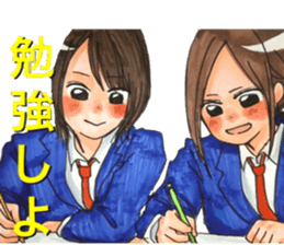 yurika coloredpencil cute sticker #12661059