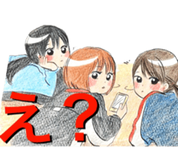 yurika coloredpencil cute sticker #12661068