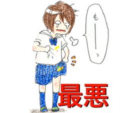 yurika coloredpencil cute sticker #12661075