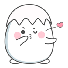 White Egg sticker #12661143