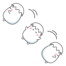 White Egg sticker #12661146