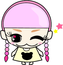 KAWAII girl "CHIBI-GYAL chan" sticker #12661497