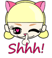 KAWAII girl "CHIBI-GYAL chan" sticker #12661512