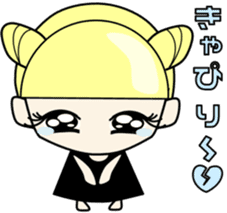 KAWAII girl "CHIBI-GYAL chan" sticker #12661530