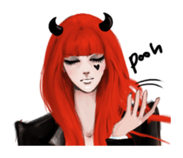 REA (Red devil girl) ver.2 sticker #12661537