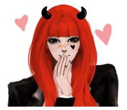 REA (Red devil girl) ver.2 sticker #12661542
