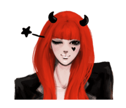 REA (Red devil girl) ver.2 sticker #12661544