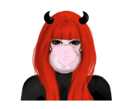REA (Red devil girl) ver.2 sticker #12661549