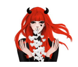 REA (Red devil girl) ver.2 sticker #12661569