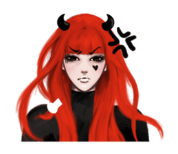 REA (Red devil girl) ver.2 sticker #12661570