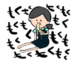 A office lady's real intention sticker #12662045