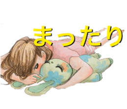 yurika coloredpencil cute sticker sticker #12662070