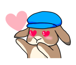 Shiina 's lop-eared rabbit sticker #12662178