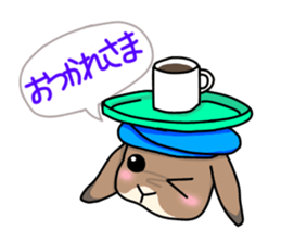 Shiina 's lop-eared rabbit sticker #12662179