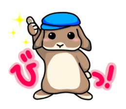 Shiina 's lop-eared rabbit sticker #12662180