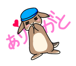 Shiina 's lop-eared rabbit sticker #12662186