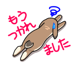 Shiina 's lop-eared rabbit sticker #12662189