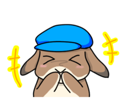 Shiina 's lop-eared rabbit sticker #12662194