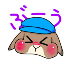 Shiina 's lop-eared rabbit sticker #12662196