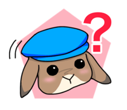Shiina 's lop-eared rabbit sticker #12662200