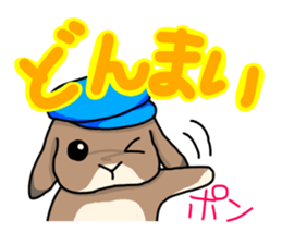 Shiina 's lop-eared rabbit sticker #12662206