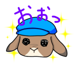 Shiina 's lop-eared rabbit sticker #12662208