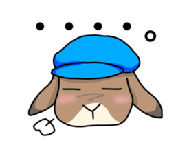 Shiina 's lop-eared rabbit sticker #12662212